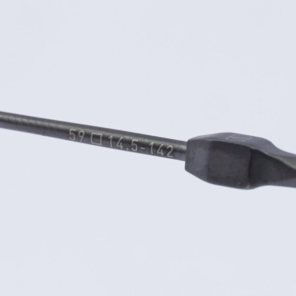 Valentino V-STUD-II VLX-133B Eyeglasses Black Rhodium 59mm Aviator Frame - Picture 5 of 11